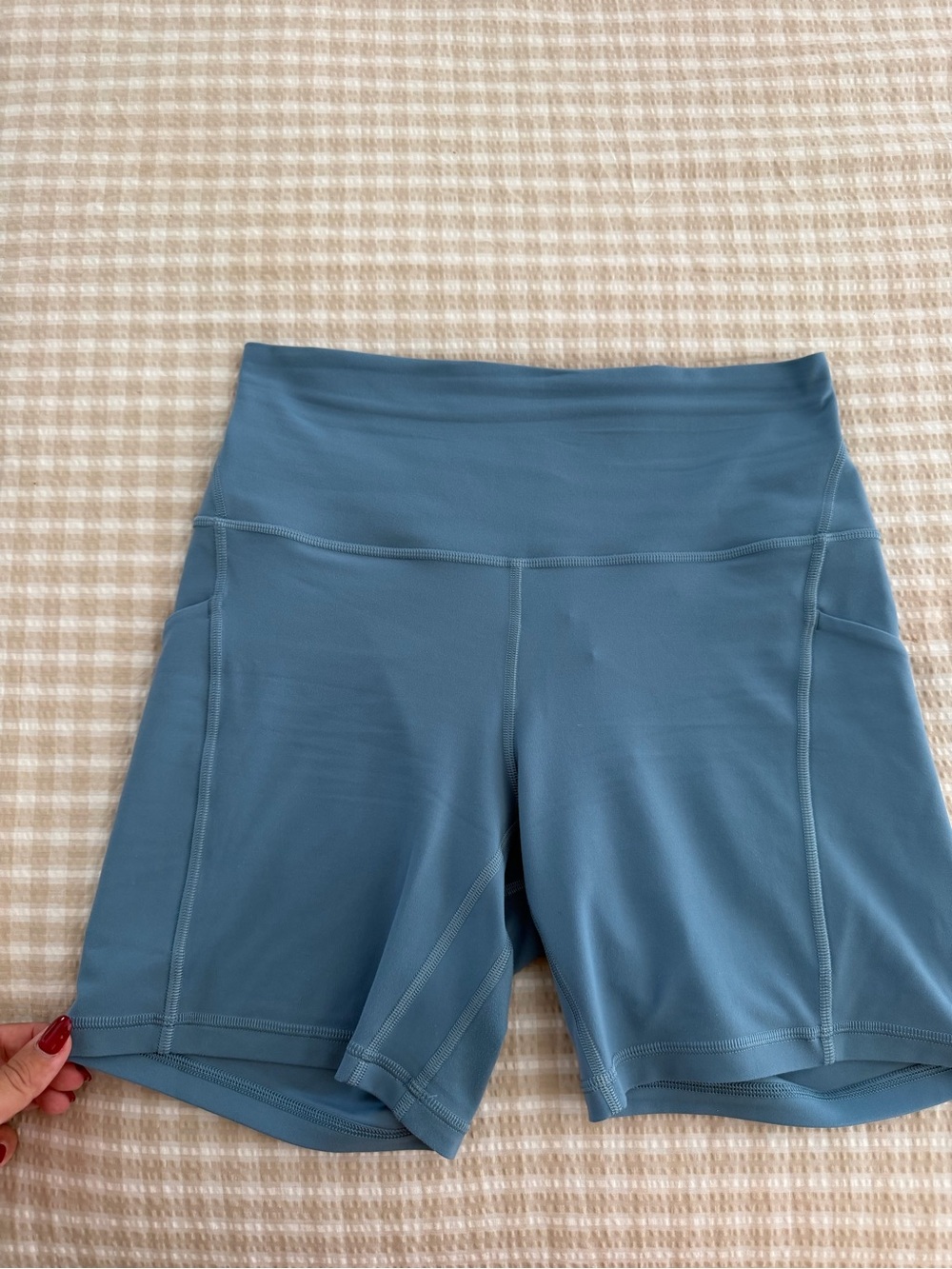 lululemon athletica High-Rise Performance Shorts — Slate Blue